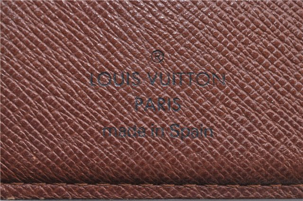 Auth Louis Vuitton Monogram Porte Monnaie Billets Viennois M61663 Wallet H8731