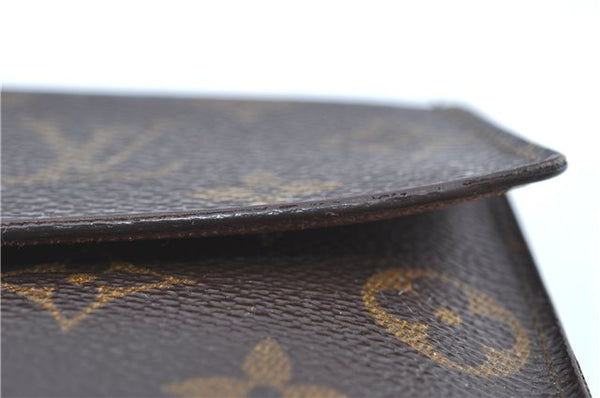 Auth Louis Vuitton Monogram Portefeuille International Wallet M61217 LV H8732