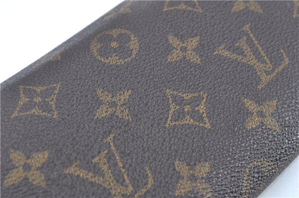 Auth Louis Vuitton Monogram Portefeuille International Wallet M61217 LV H8732