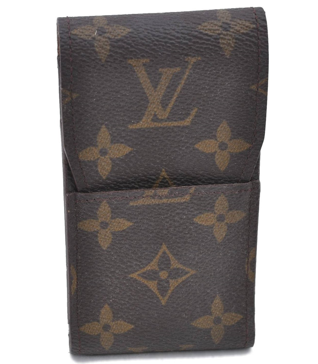 Authentic Louis Vuitton Monogram Etui Cigarette Case M63024 LV H8736