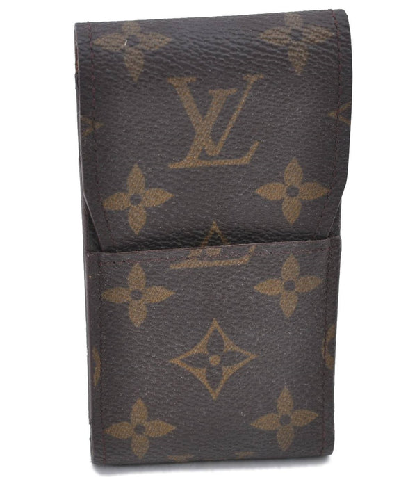 Authentic Louis Vuitton Monogram Etui Cigarette Case M63024 LV H8736