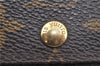 Authentic Louis Vuitton Monogram Porte Monnaie Plat Coin Case M61930 LV H8737