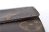 Authentic Louis Vuitton Monogram Porte Monnaie Plat Coin Case M61930 LV H8737