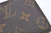 Authentic Louis Vuitton Monogram Porte Monnaie Plat Coin Case M61930 LV H8737