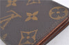 Authentic Louis Vuitton Monogram Porte Monnaie Plat Coin Case M61930 LV H8737