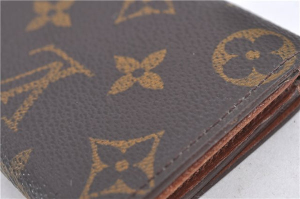 Authentic Louis Vuitton Monogram Porte Monnaie Plat Coin Case M61930 LV H8737