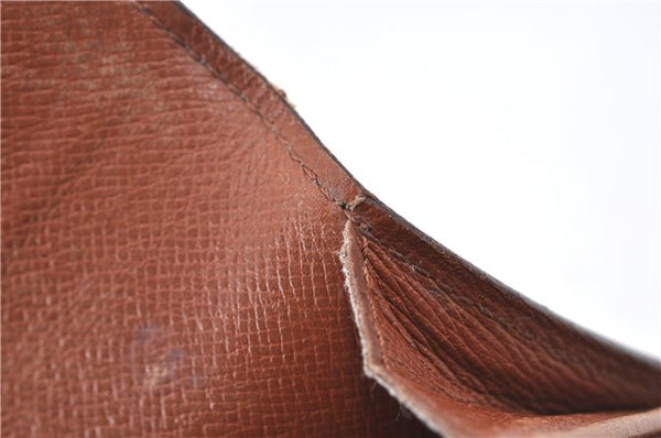 Authentic Louis Vuitton Monogram Porte Monnaie Plat Coin Case M61930 LV H8737