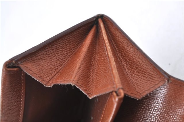 Authentic Louis Vuitton Monogram Porte Monnaie Plat Coin Case M61930 LV H8737