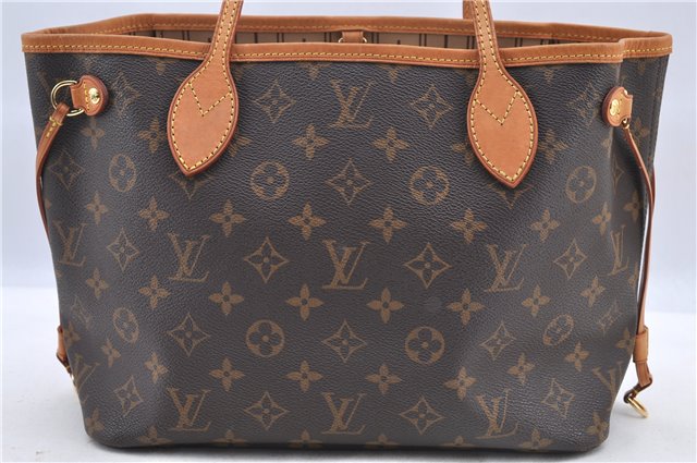 Authentic Louis Vuitton Monogram Neverfull PM Tote Bag M40155 LV H8741