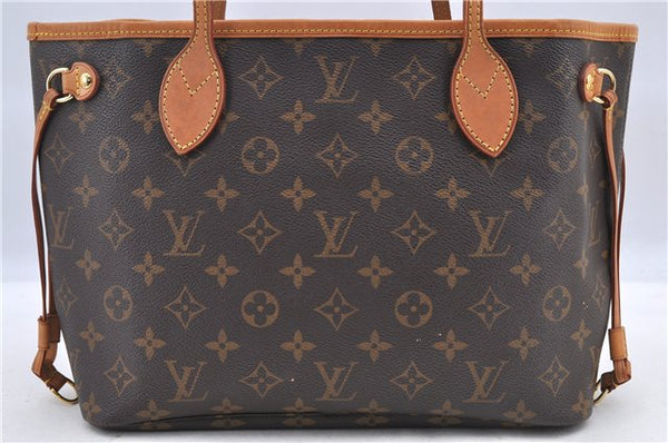 Authentic Louis Vuitton Monogram Neverfull PM Tote Bag M40155 LV H8741