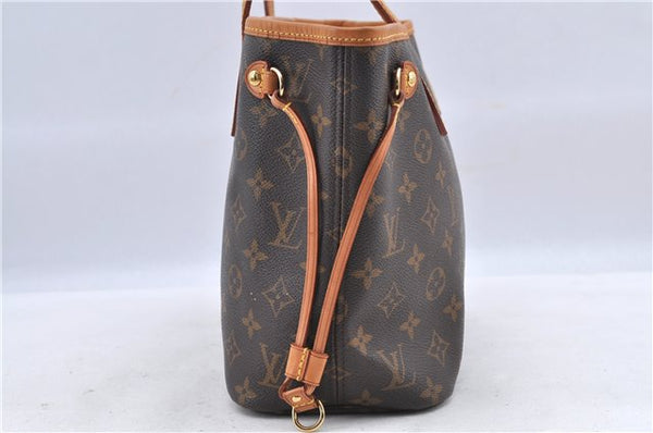 Authentic Louis Vuitton Monogram Neverfull PM Tote Bag M40155 LV H8741