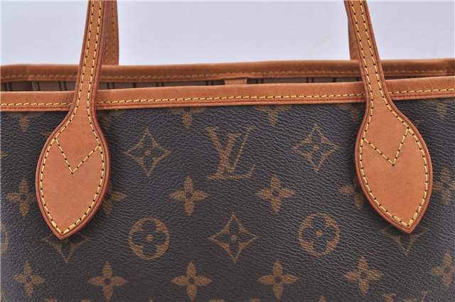 Authentic Louis Vuitton Monogram Neverfull PM Tote Bag M40155 LV H8741