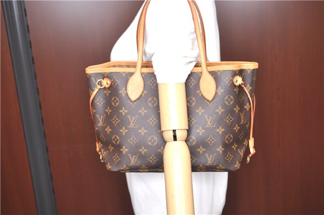 Authentic Louis Vuitton Monogram Neverfull PM Tote Bag M40155 LV H8741