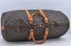 Authentic Louis Vuitton Monogram Keepall 55 Boston Bag M41424 LV H8746