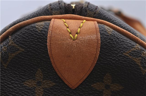 Authentic Louis Vuitton Monogram Keepall 55 Boston Bag M41424 LV H8746