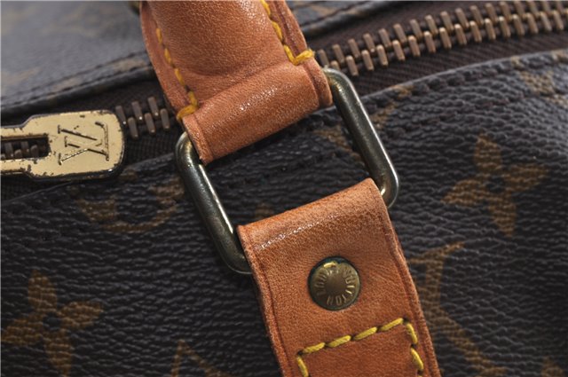 Authentic Louis Vuitton Monogram Keepall 55 Boston Bag M41424 LV H8746