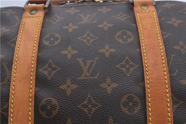 Authentic Louis Vuitton Monogram Keepall 55 Boston Bag M41424 LV H8746