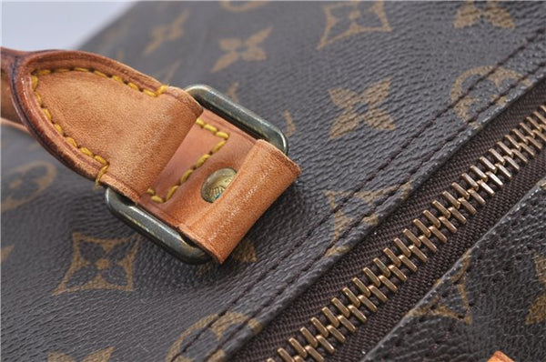 Authentic Louis Vuitton Monogram Keepall 55 Boston Bag M41424 LV H8746
