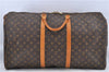 Authentic Louis Vuitton Monogram Keepall 60 Boston Bag M41422 LV H8749
