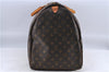 Authentic Louis Vuitton Monogram Keepall 60 Boston Bag M41422 LV H8749