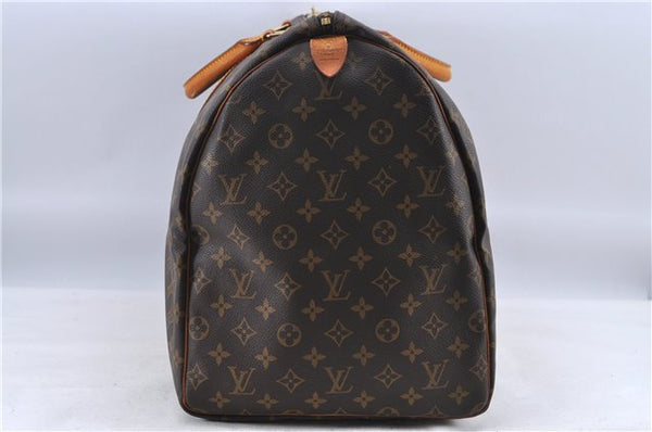 Authentic Louis Vuitton Monogram Keepall 60 Boston Bag M41422 LV H8749