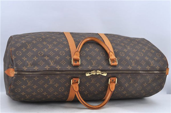 Authentic Louis Vuitton Monogram Keepall 60 Boston Bag M41422 LV H8749