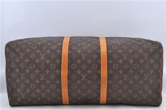 Authentic Louis Vuitton Monogram Keepall 60 Boston Bag M41422 LV H8749