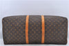 Authentic Louis Vuitton Monogram Keepall 60 Boston Bag M41422 LV H8749