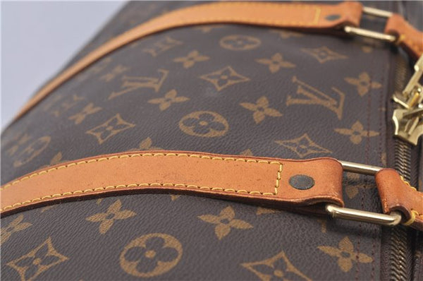 Authentic Louis Vuitton Monogram Keepall 60 Boston Bag M41422 LV H8749