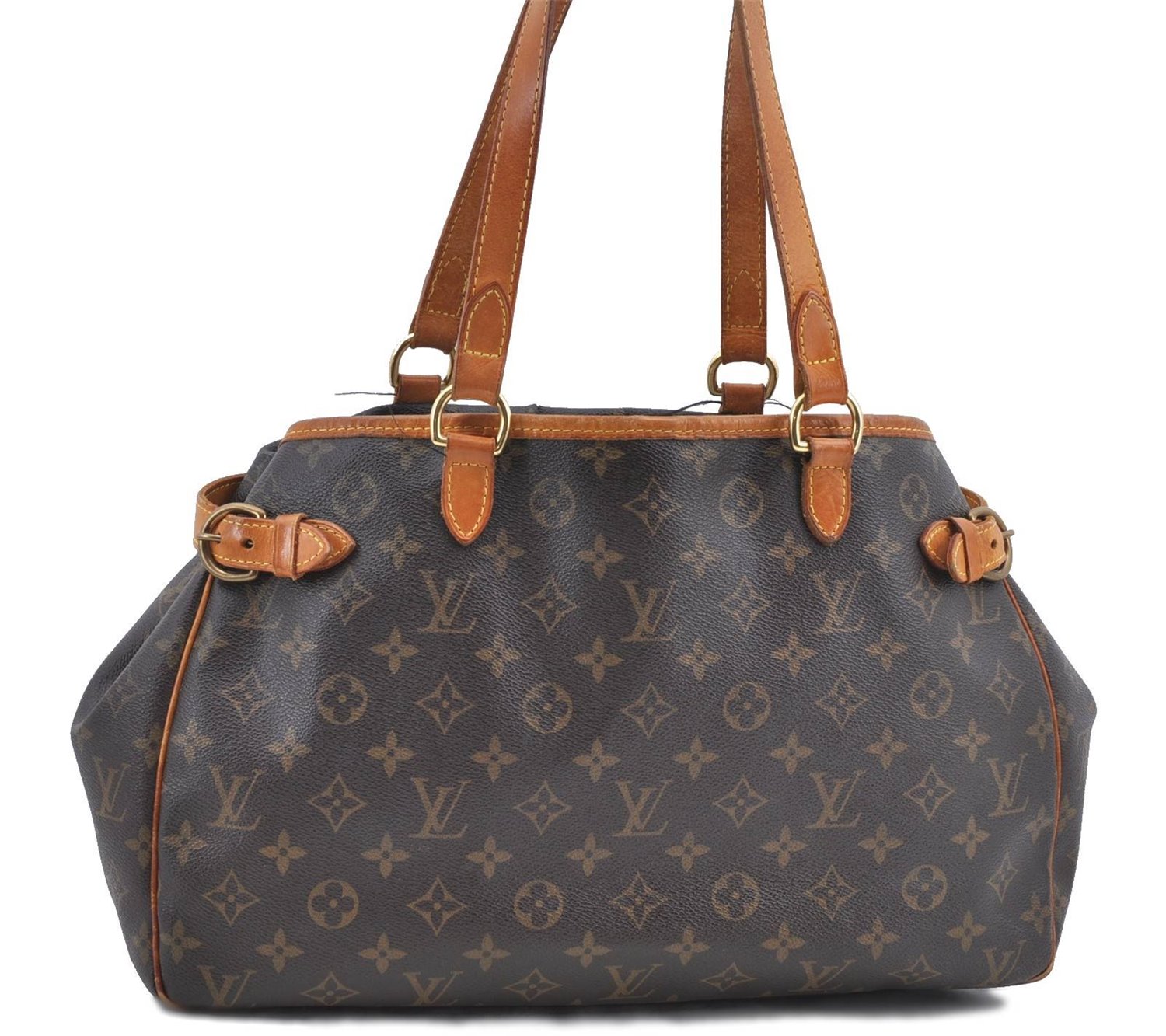 Authentic Louis Vuitton Monogram Batignolles Horizontal Tote Bag M51154 LV H8759