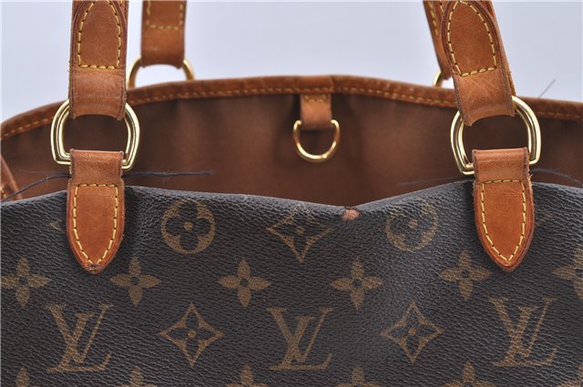 Authentic Louis Vuitton Monogram Batignolles Horizontal Tote Bag M51154 LV H8759