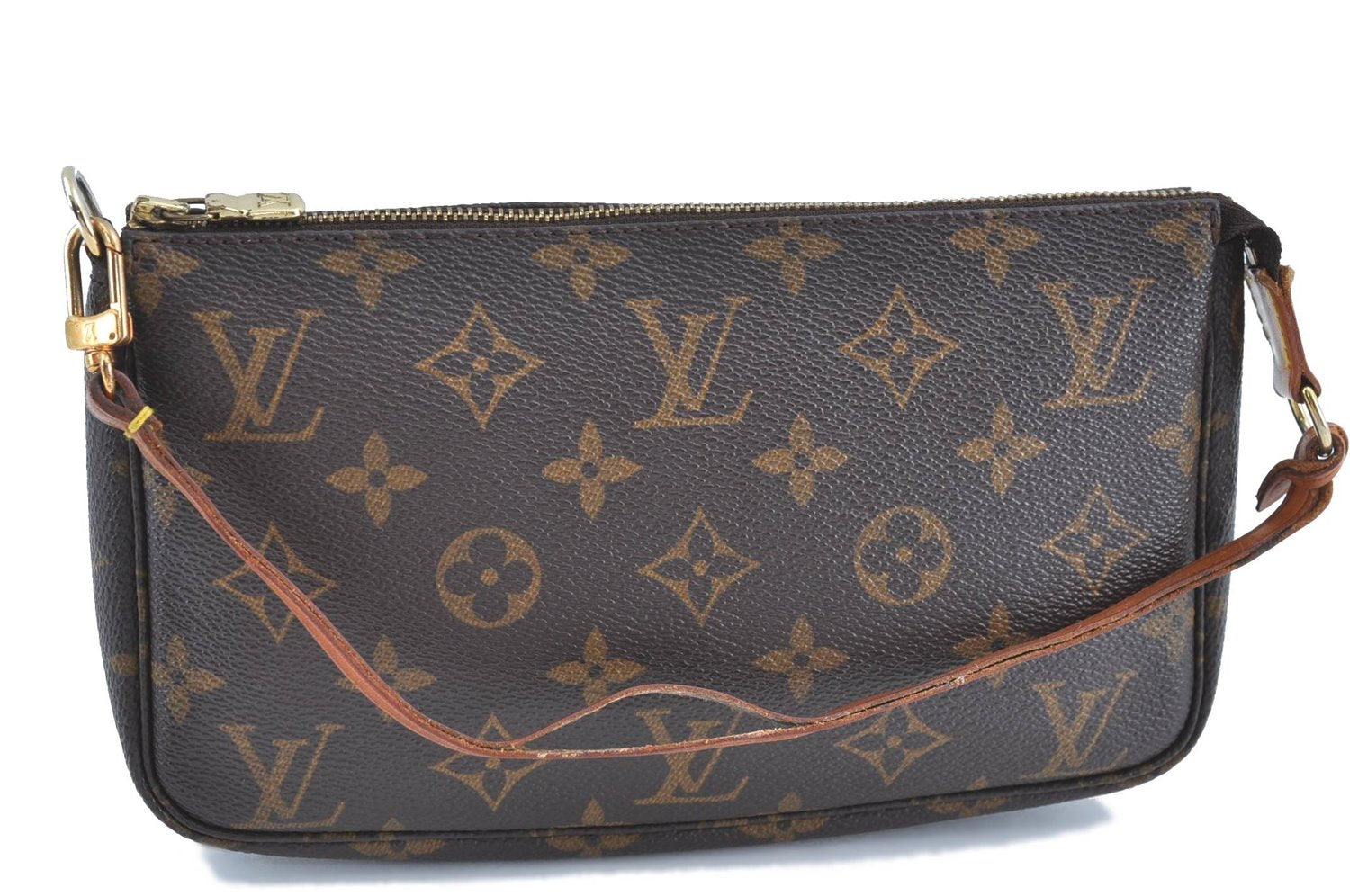 Authentic Louis Vuitton Monogram Pochette Accessoires Pouch M51980 LV H8769