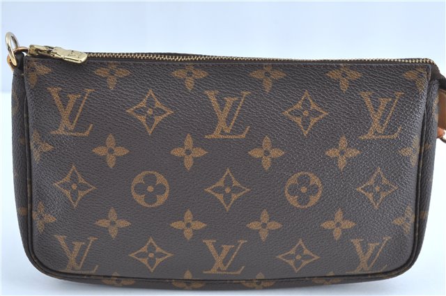 Authentic Louis Vuitton Monogram Pochette Accessoires Pouch M51980 LV H8769