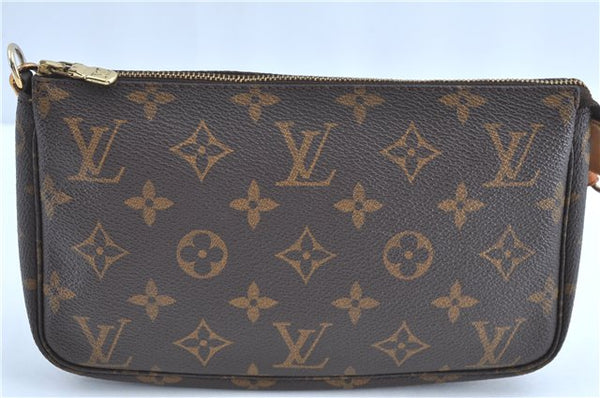 Authentic Louis Vuitton Monogram Pochette Accessoires Pouch M51980 LV H8769