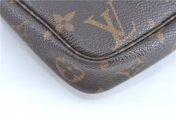 Authentic Louis Vuitton Monogram Pochette Accessoires Pouch M51980 LV H8769