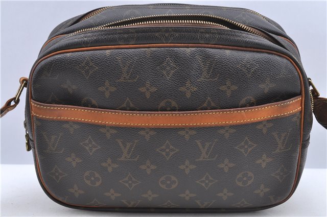 Auth Louis Vuitton Monogram Reporter PM Shoulder Cross Body Bag M45254 LV H8777