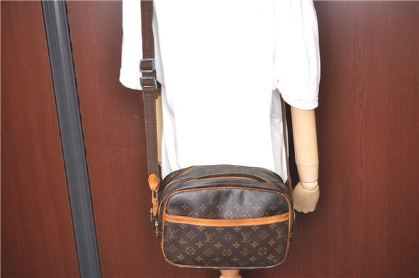 Auth Louis Vuitton Monogram Reporter PM Shoulder Cross Body Bag M45254 LV H8777