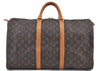 Authentic Louis Vuitton Monogram Keepall 50 Boston Bag M41426 LV H8787