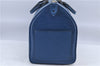 Authentic Louis Vuitton Epi Speedy 40 Hand Bag Blue M42985 LV H8796