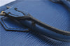 Authentic Louis Vuitton Epi Speedy 40 Hand Bag Blue M42985 LV H8796