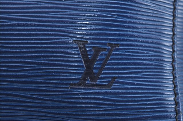 Authentic Louis Vuitton Epi Speedy 40 Hand Bag Blue M42985 LV H8796