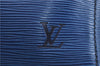 Authentic Louis Vuitton Epi Speedy 40 Hand Bag Blue M42985 LV H8796