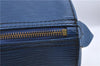 Authentic Louis Vuitton Epi Speedy 40 Hand Bag Blue M42985 LV H8796