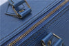 Authentic Louis Vuitton Epi Speedy 40 Hand Bag Blue M42985 LV H8796