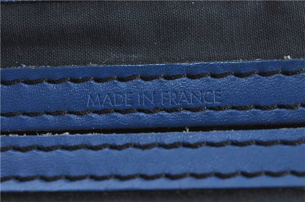 Authentic Louis Vuitton Epi Speedy 40 Hand Bag Blue M42985 LV H8796