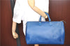 Authentic Louis Vuitton Epi Speedy 40 Hand Bag Blue M42985 LV H8796