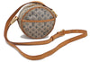 Auth Louis Vuitton Monogram Mini Jeanne PM Shoulder Cross Bag M92001 Blue H8808