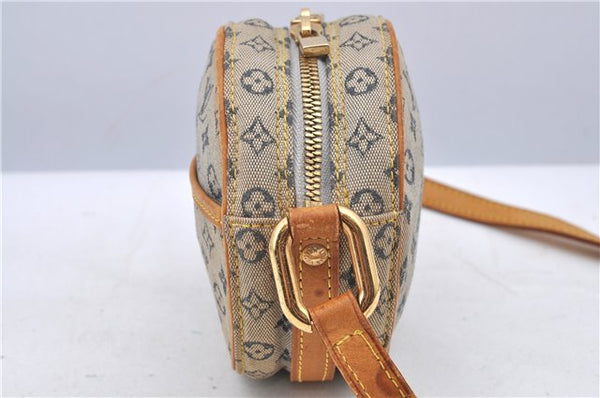 Auth Louis Vuitton Monogram Mini Jeanne PM Shoulder Cross Bag M92001 Blue H8808