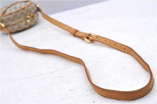 Auth Louis Vuitton Monogram Mini Jeanne PM Shoulder Cross Bag M92001 Blue H8808