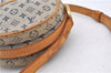 Auth Louis Vuitton Monogram Mini Jeanne PM Shoulder Cross Bag M92001 Blue H8808